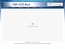 Tablet Screenshot of cm-cic-bail.com